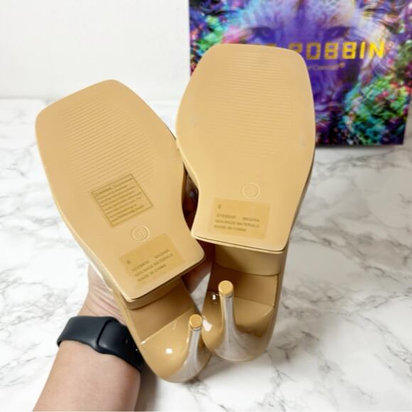 CAPE ROBBIN MAGANA NUDE WOMEN HEELS SIZE 6 BRAND NEW WITH BOX - Picture 4 of 7